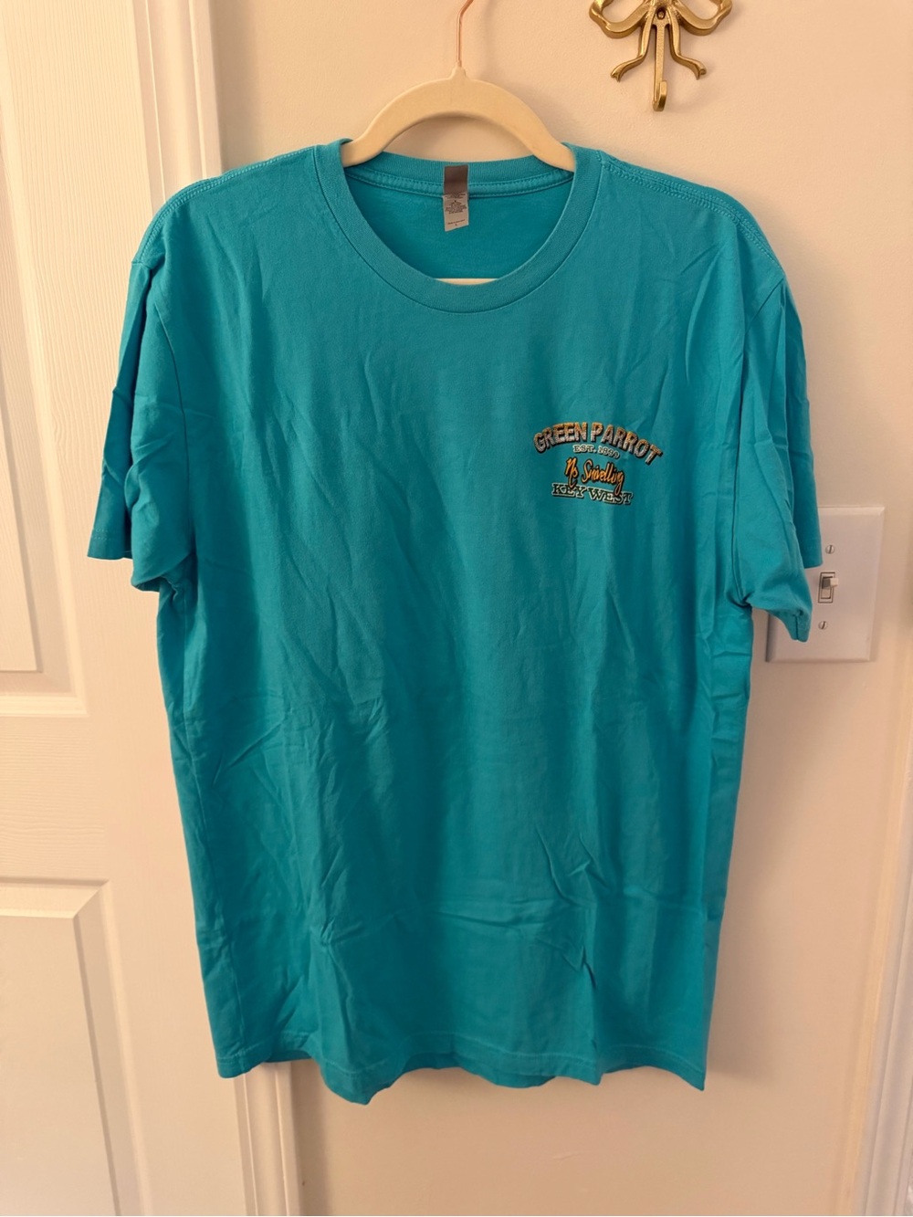 Key West Green Parrot Bar T Shirt